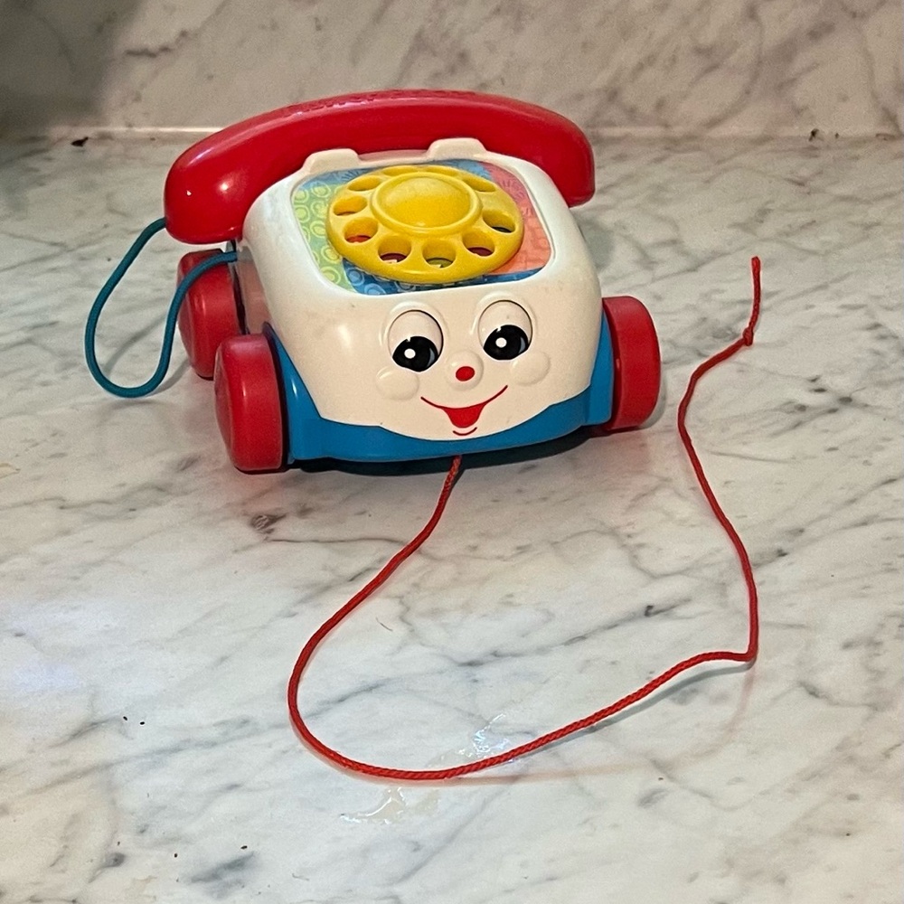 Vintage Fisher Price Pull-Along Toy Phone